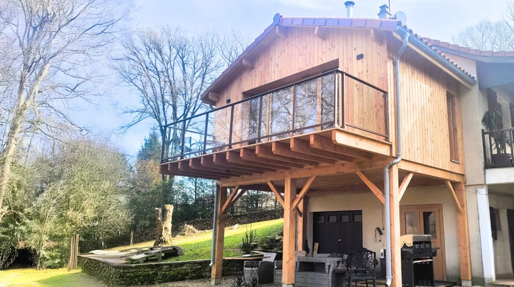 Travaux d'agrandissement d'une maison