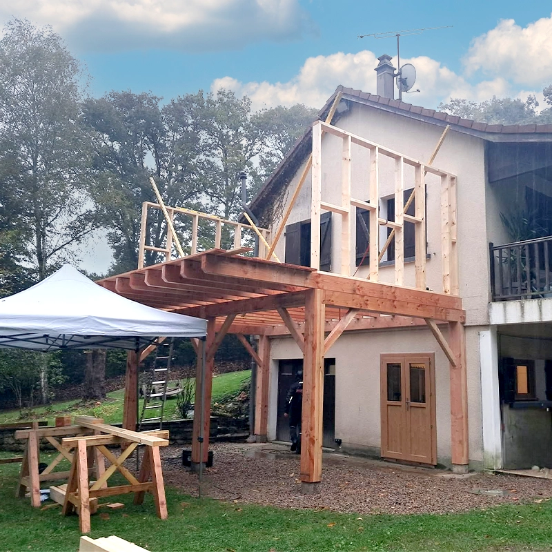 chantier d’extension en cours